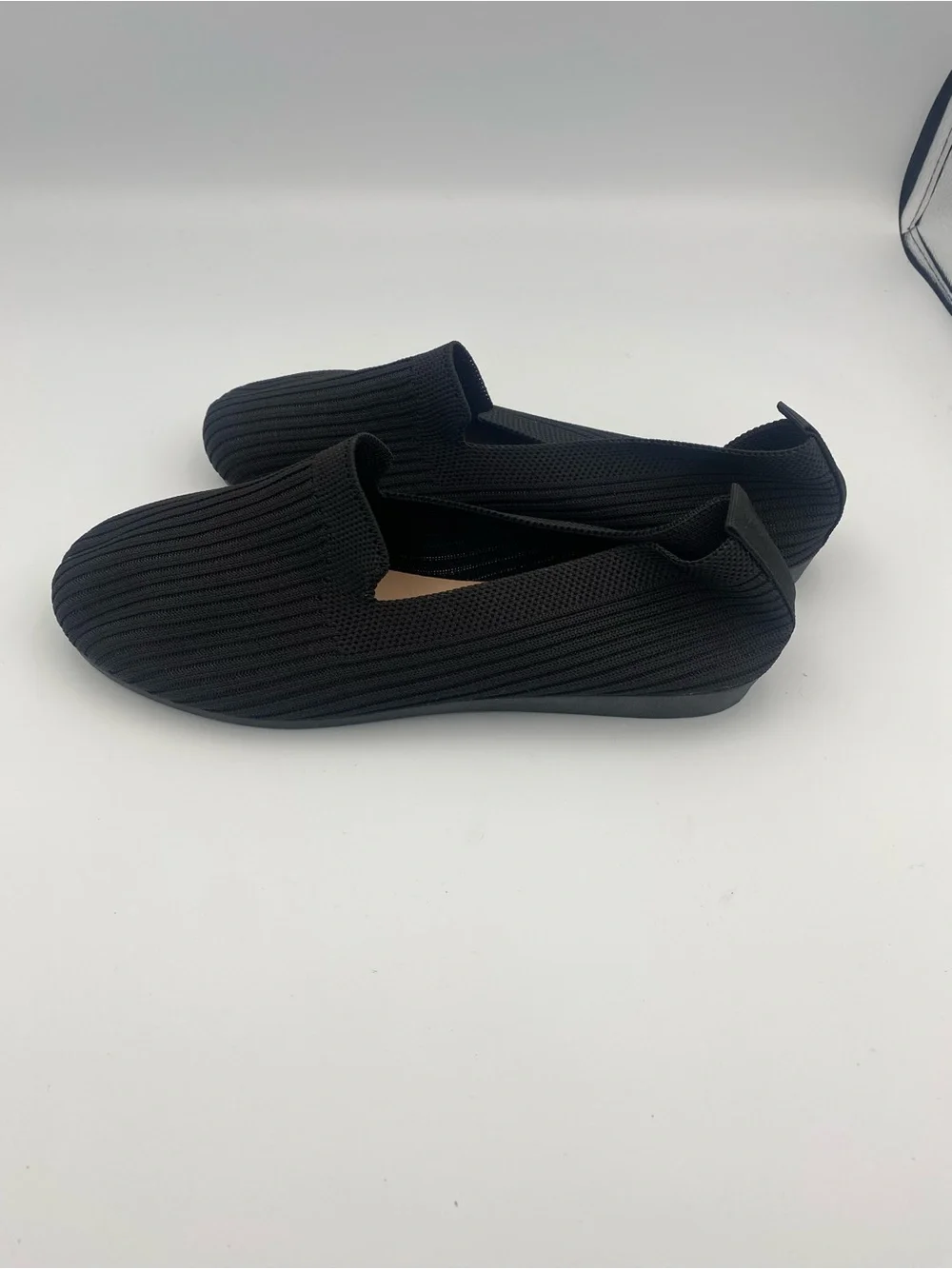 Men's Slip-On Knit Loafers - Black